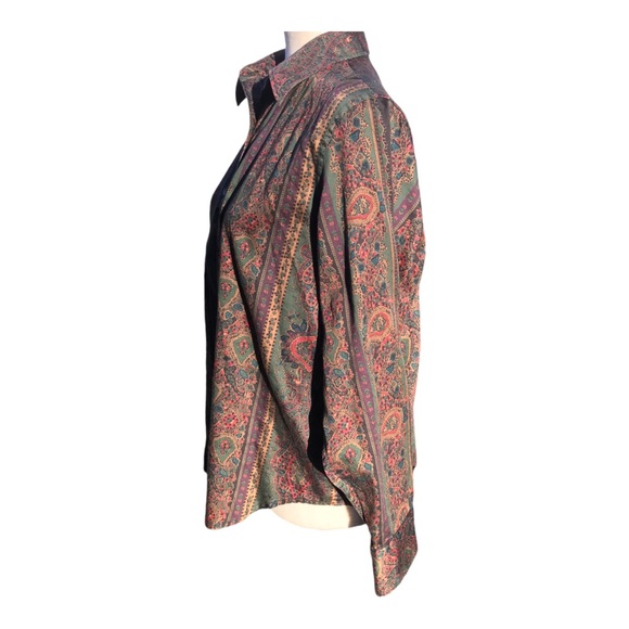 Lauren Ralph Lauren Vintage Button Front Blouse - Picture 6 of 9